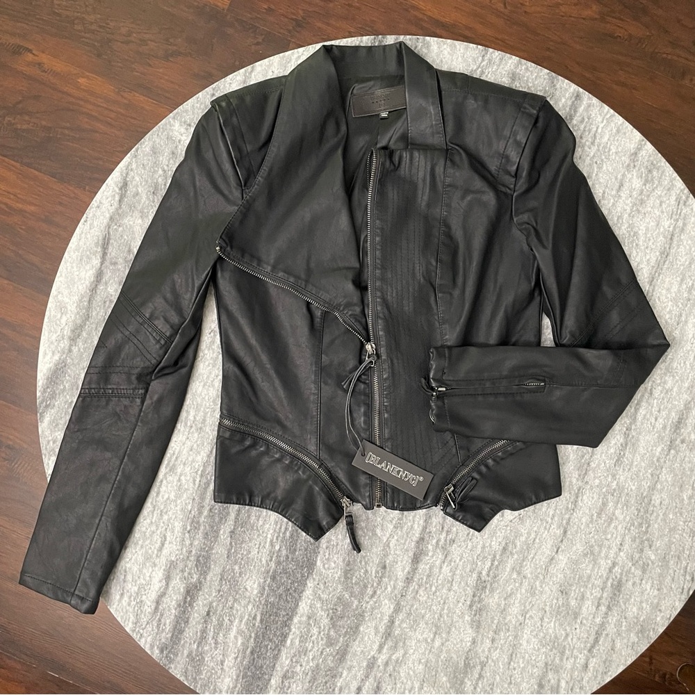 NWT Blank NYC Leather Jacket - sz XS